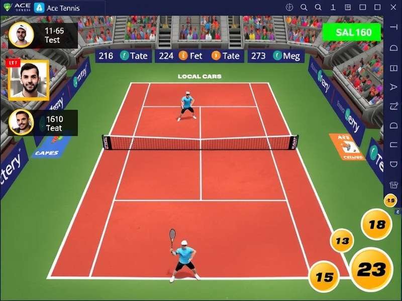 Ace Tennis India Clash Gameplay